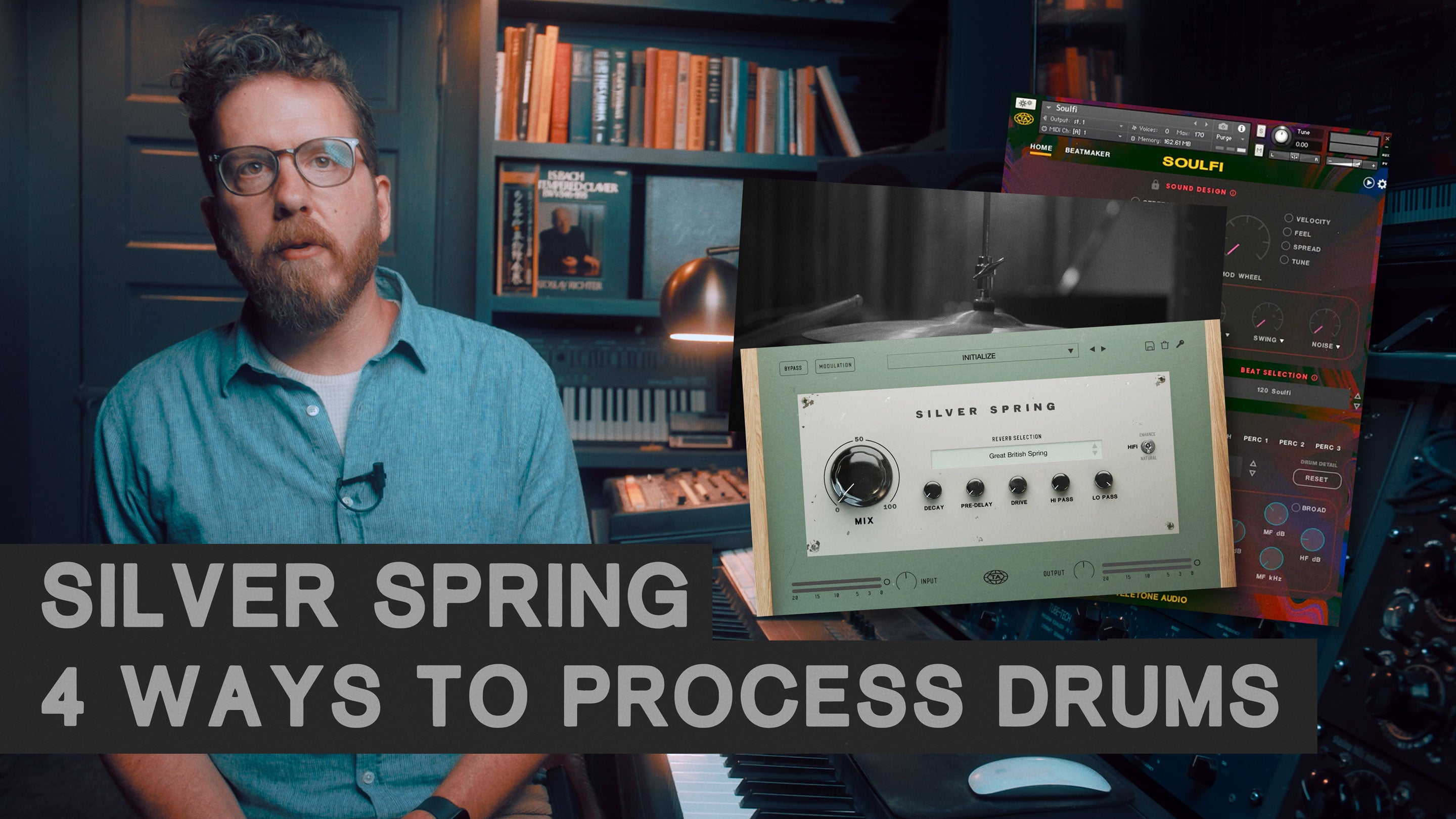 【jasmine】Silver Spring Reverb Silver Spring - Spring Reverb On Drums – Teletone Audio
