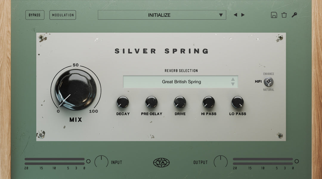 【jasmine】Silver Spring Reverb Silver Spring - Spring Reverb On Drums – Teletone Audio